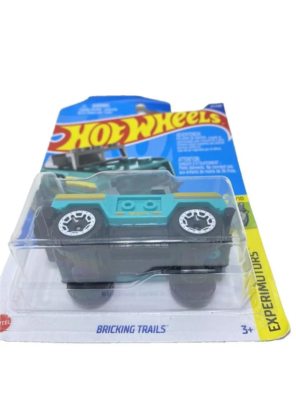 Hot Wheels Bricking Trails Green Blue #27 27/250 2022 Experimotors 2/10